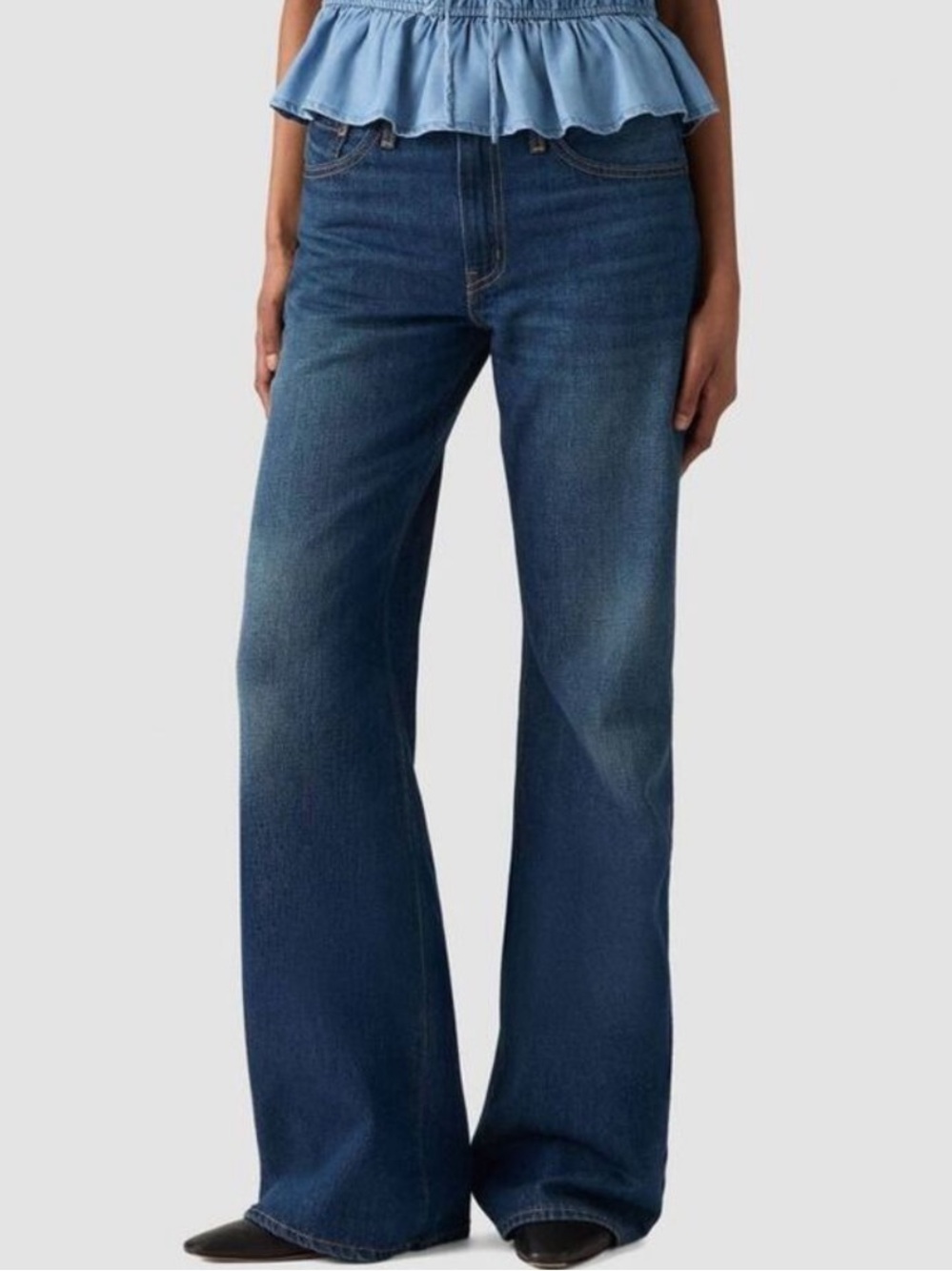 💙NWT Levi's -  Women's Middy Loose Bootcut Jeans - Good Fo Good Fortune